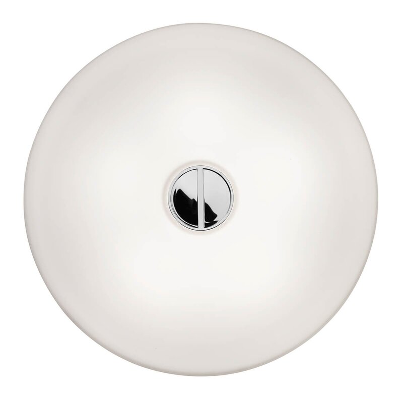 FLOS Deckenleuchte Lampe Button weiß Glas IP40 Ø 47 cm 5xG9 Wandleuchte Leuchte - 8059607018866