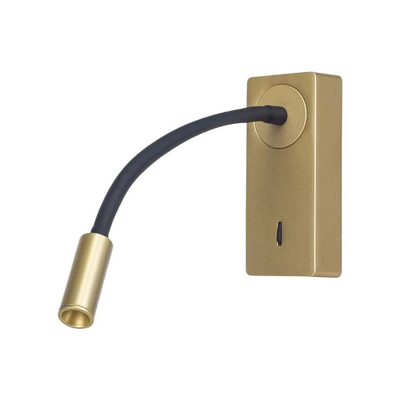 Forlight LED-Wandlampe Mine goldfarben Aluminium Lampe Wandleuchte 14x6cm - 8445386820095