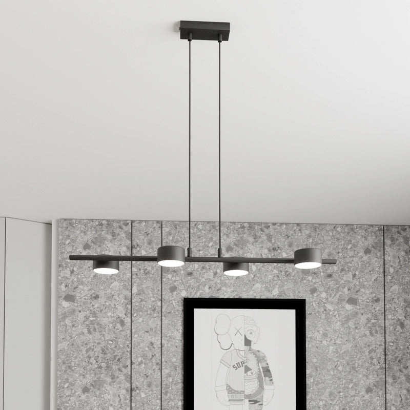 Deckenstrahler Sora Deckenspot Schwarz Stahl 4-flammig 80 cm GX53 LED Leuchte - 5907106011556