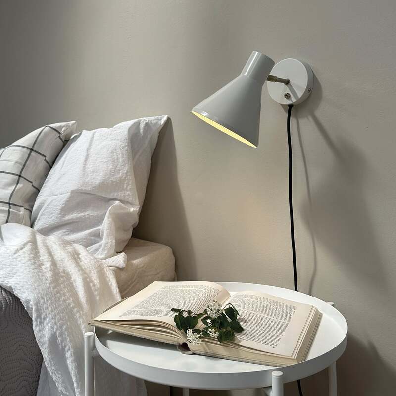 Dyberg Larsen Wandlampe Sleep LED Wandleuchte Lampe skandinavisch weiß Ø15cm - 5704709093336