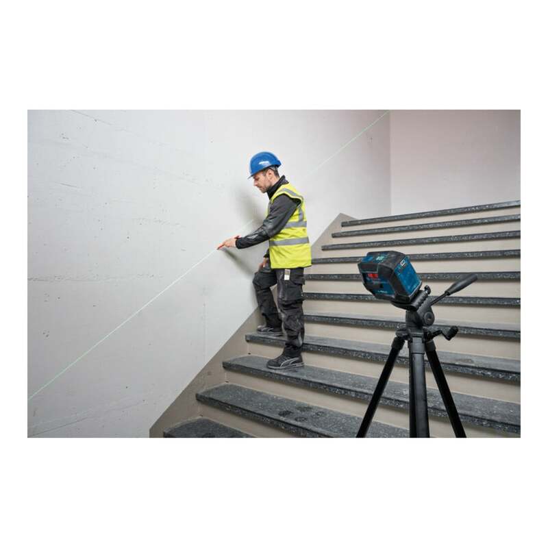 Bosch Linienlaser GLL 20-22 G Nivelliergerät Baustativ BT 150 Professional IP65 - 4053423303322