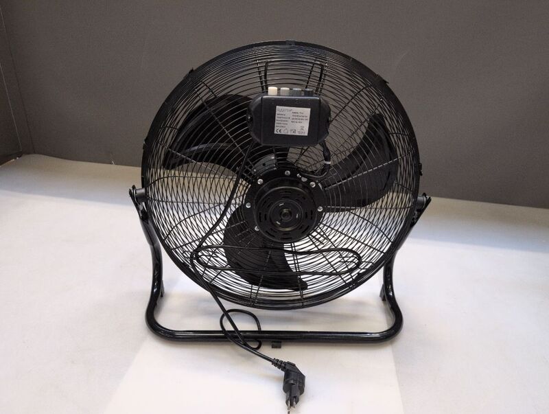 Sygonix Bodenventilator 120 W 540 mm 3 Geschwindigkeitsstufen Schwarz - 4064161342566