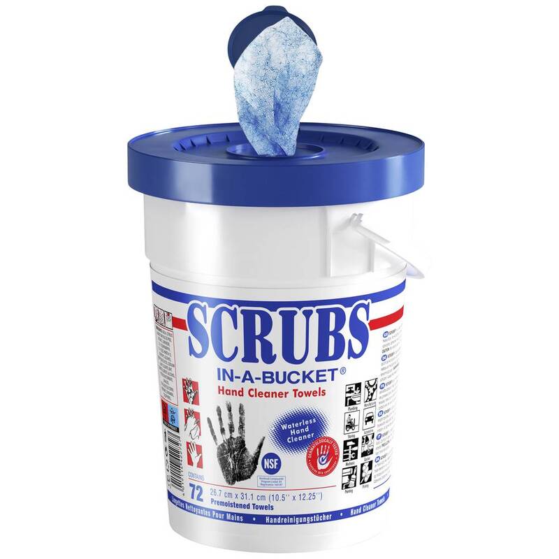 Scrubs Handreinigungstuch Reinigungstücher 72 Tücher im Eimer hochwirksam - 4019114422727