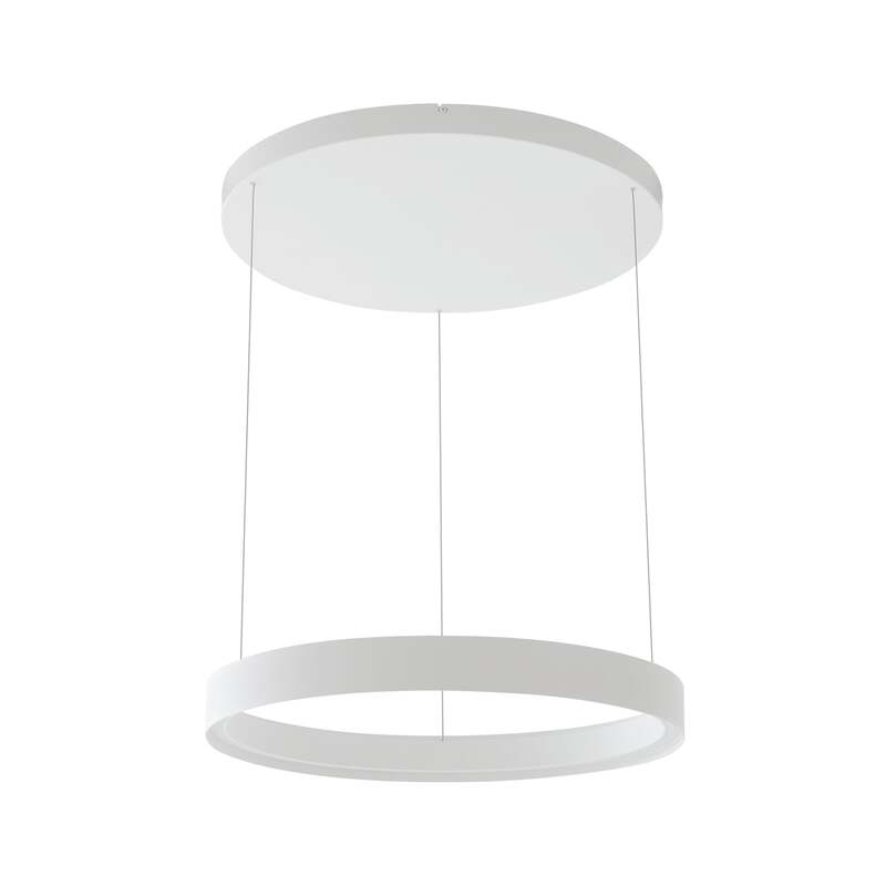 Lucande LED Hängeleuchte Pendelleuchte Philine Deckenlampe 60 cm weiß Eisen - 4251911765601