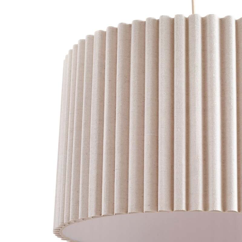 Lindby Hängeleuchte Libbie 45 cm creme Textil dimmbar E27 15 W IP20 - 4255830903670