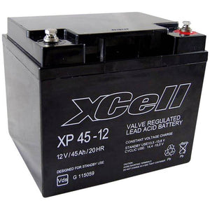 C-Ware XCell Bleiakku XP 45 - 12 AGM 12V 45Ah wartungsfrei M6-Schraubanschluss XP4512
