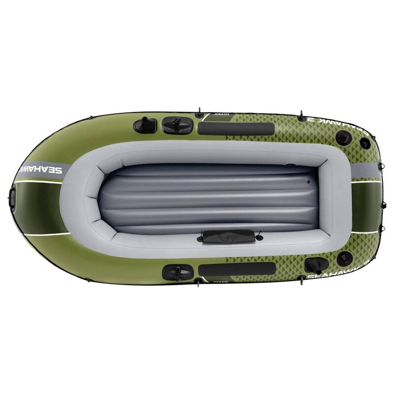 Intex Seahawk 2 Boot Sportboot bis 240 kg Angelboot mit Paddeln und Pumpe - 6941057430645