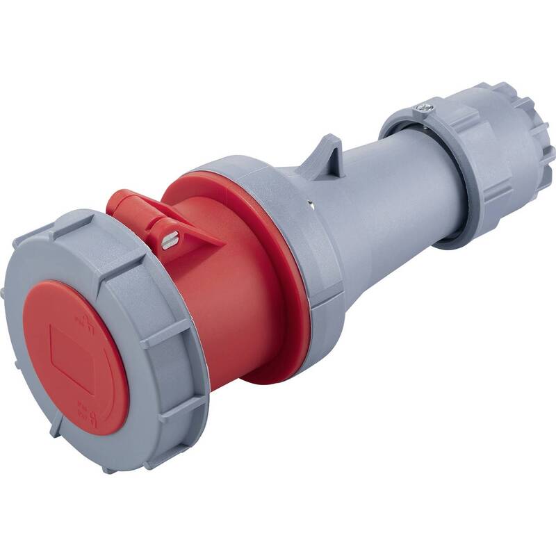 SYGONIX CEE Kupplung Stecker Grau IP67 Pilotkontakt Kunststofffrei 4 STÜCK - 4064161474182