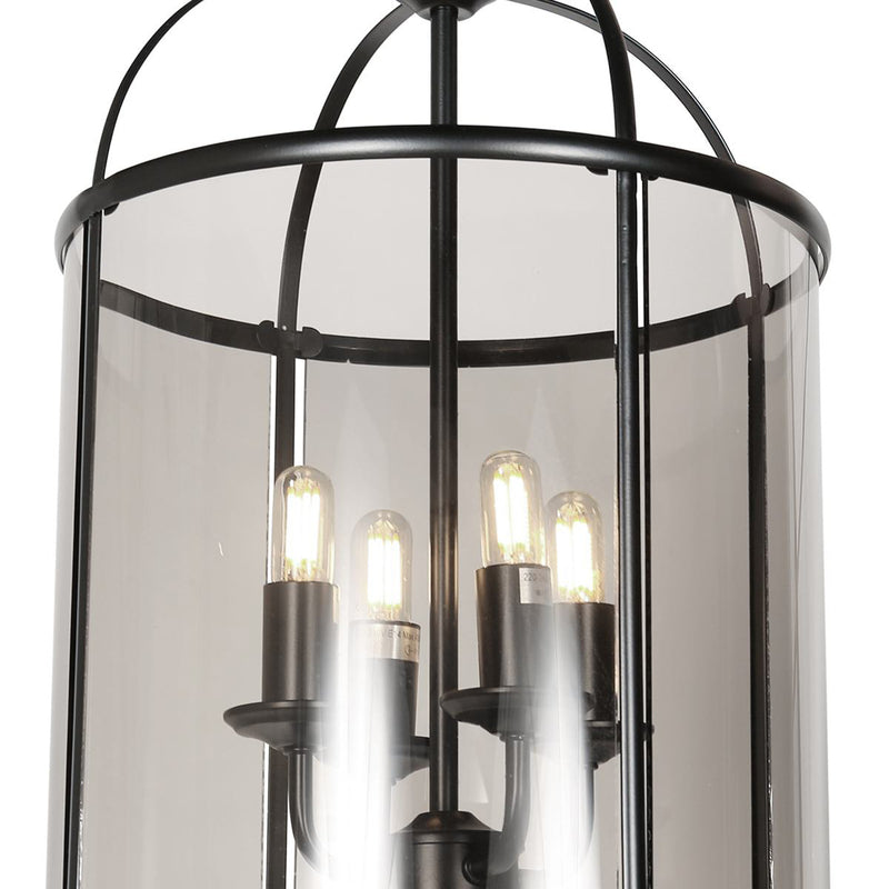 Steinhauer Hängeleuchte Pimpernel LED Hängelampe Pendelleuchte dimmbar schwarz - 8712746174205