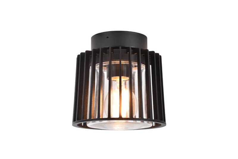 Lutec Außenleuchte Deckenlampe Shyne LED Gartenlampe Lampe schwarz Ø30cm - 6939412015569