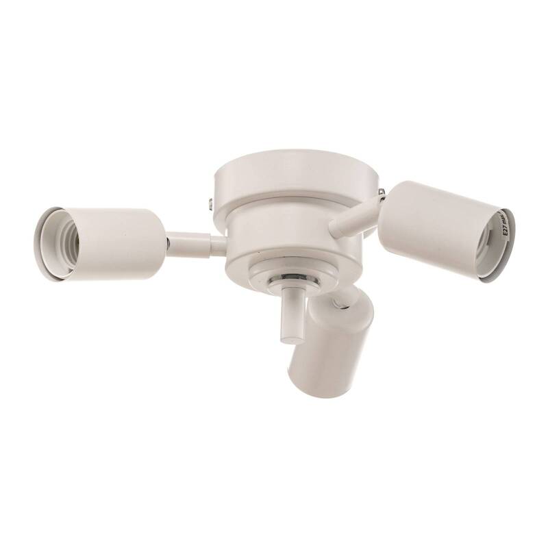 Euluna Deckenleuchte Trio monocolor Deckenlampe Lampe Leuchte mit Stoffschirm745 - 5903689182676