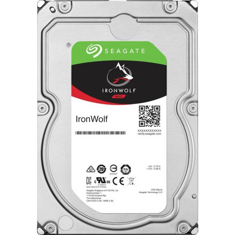 SEAGATE 12TB 3.5" IronWolf interne Festplatte SATA III 7200U/min NAS geeignet - 8719706004350