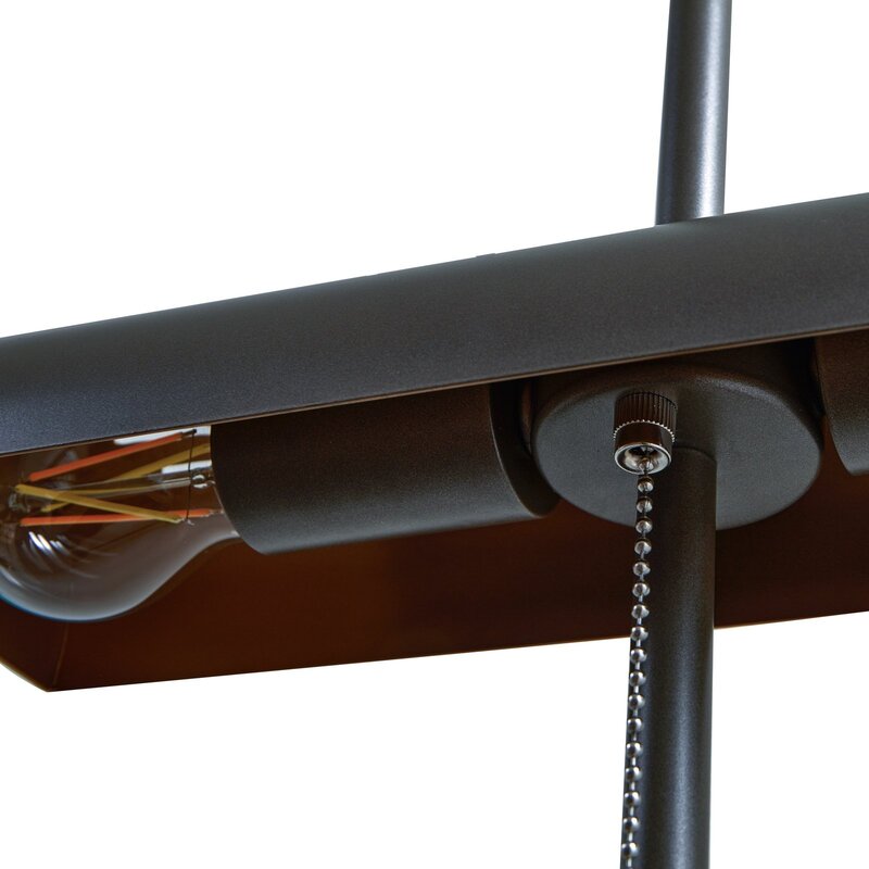 Lucande Stehleuchte Nysira Stehlampe Standleuchte LED grau metallic zweiflammig - 4251911785944