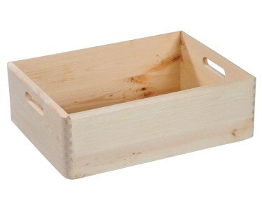 Kesper Allzweckkiste Kiefer 50 l Aufbewahrungsbox mit Tragegriffen natur - 4000270696077