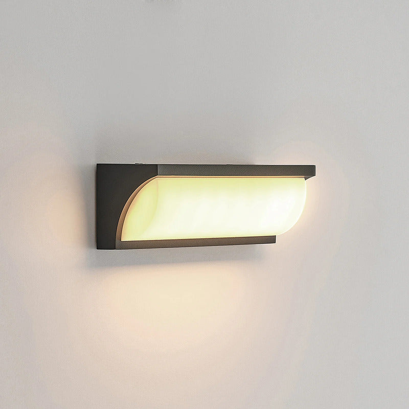 Lucande Außenwandleuchte Aune LED Gartenlampe Wandleuchte anthrazit IP65 815lm - 4251096582123
