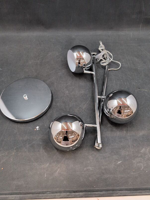 KARE Stehleuchte Calotta 3-flammig Lampe Leuchte chrom drehbar 151cm Metall - 4025621698418