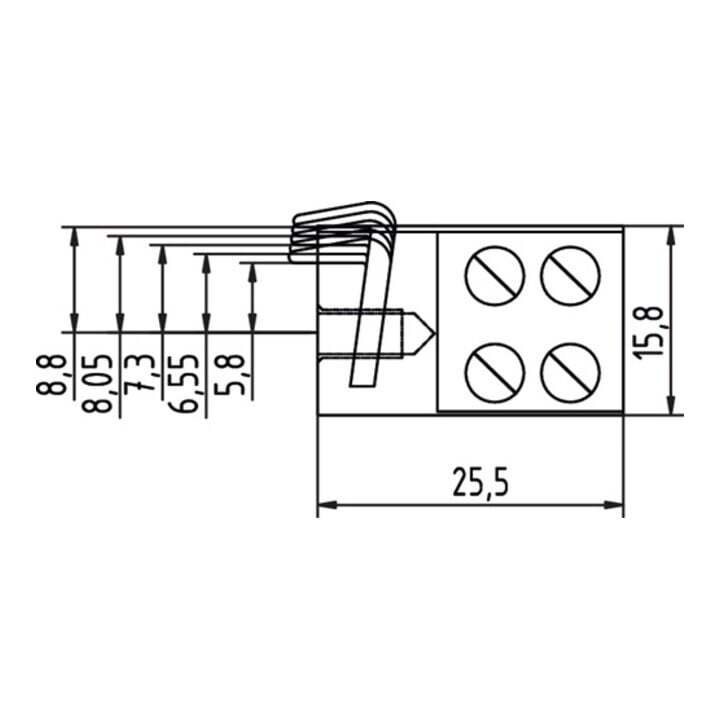 GEZE Elektrotüröffner A5000--A Kompakt DIN L/R FaFix 6-24V AC/DC - 4042938547802