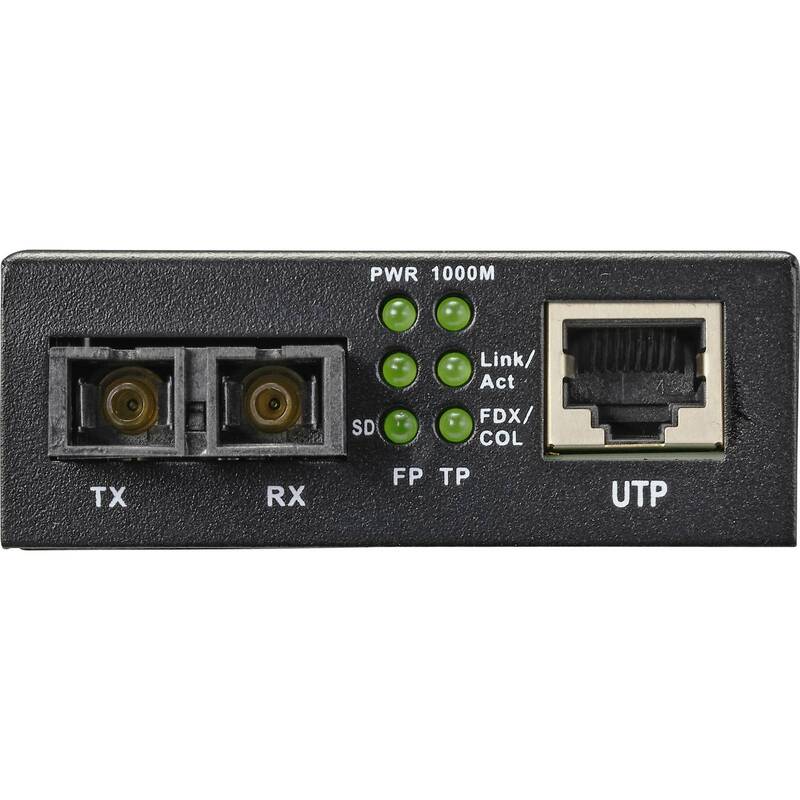 Renkforce Netzwerk Medienkonverter Adapter Glasfaser Konverter Cat 6 RJ45 LAN - 4064161147475