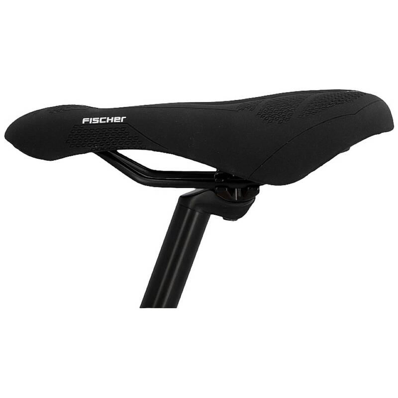 Fischer Fahrrad Sattel MEMORY Foam MTB schwarz ergonomisch komfortabel 85677 - 4008153856778