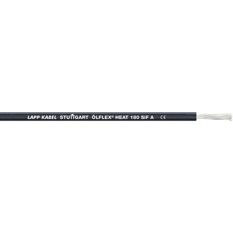 LAPP Hochtemperaturader ÖLFLEX HEAT 180 SiF A 1x1,5mm² schwarz 100m Kabelleitung - 4044777173051