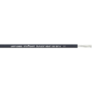 B-Ware LAPP Hochtemperaturader ÖLFLEX HEAT 180 SiF A 1x1,5mm² schwarz 100m Kabelleitung