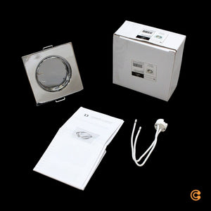 10x B-Ware Deko Light Deckeneinbauring Einbaustrahler GU5.3 MR16 Alu Silber Chrom 10 STÜCK
