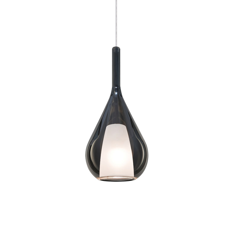 Ideal Lux Pendellampe Kalique 3 LED Hängelampe dimmbar rauchgrau Ø18cm 80W - 8021696353616