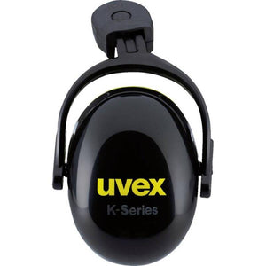 B-Ware Uvex Kapselgehörschutz Helmgehörschutzkapsel pheos K2P 30dB schwarz/gelb 2 Stück
