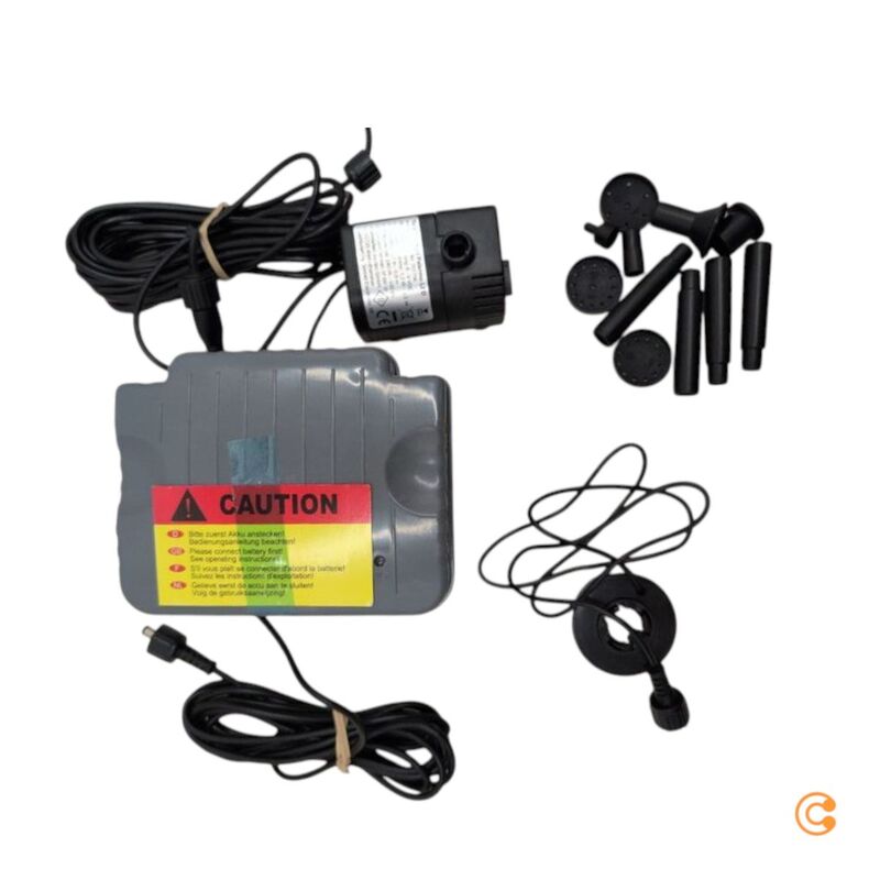 Esotec Solar Pumpenset Palermo Teichpumpe Wasserspiel 330L/H Gartenbewässerung - 4260057861801