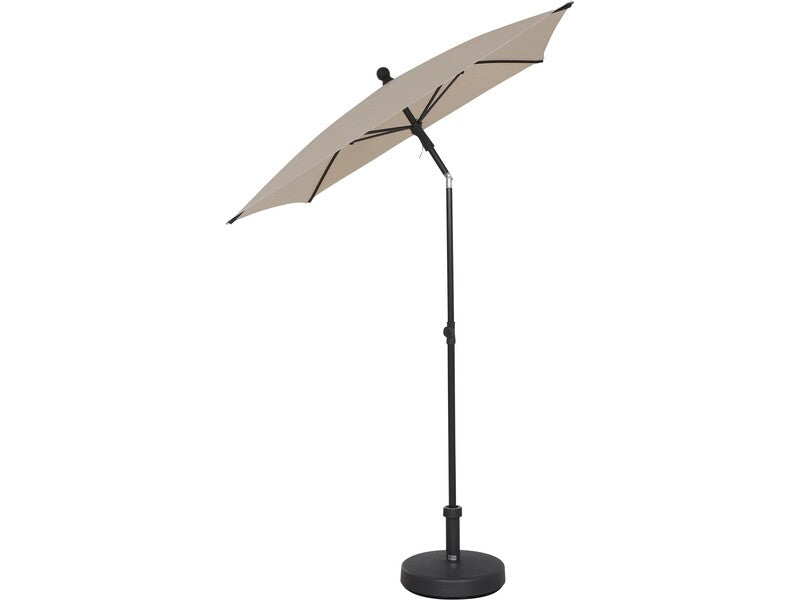Siena Garden Gartenschirm City 210cm x 140cm Natur Sonnenschirm mit - 4055938415750