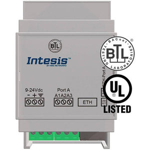 B-Ware Intesis Gateway BACnet Router BACnet MS/TP Gateway Integration INBACRTR0320000