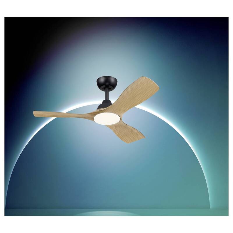 Philips Deckenventilator Ventilator Olas LED Licht Fernbedienung Braun Schwarz - 8721103095961
