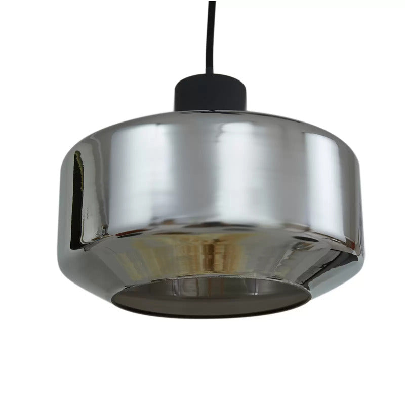 Lindby Hängeleuchte Hildur Hängelampe Deckenlampe Ø 22/16/13,5 cm rauchgrau Glas - 4251911793512