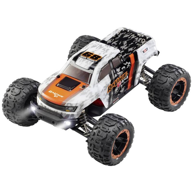 Reely RC Modellauto RaVage 4x4 V2 Monstertruck Elektro Allradantrieb 30 km/h - 4064161325002
