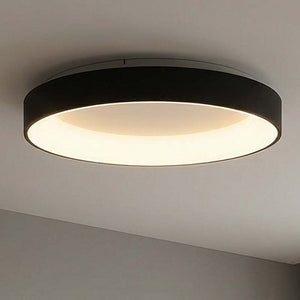 B-Ware Mantra Iluminación Deckenlampe Niseko II LED Fernbedienung dimmbar schwarz Ø38cm