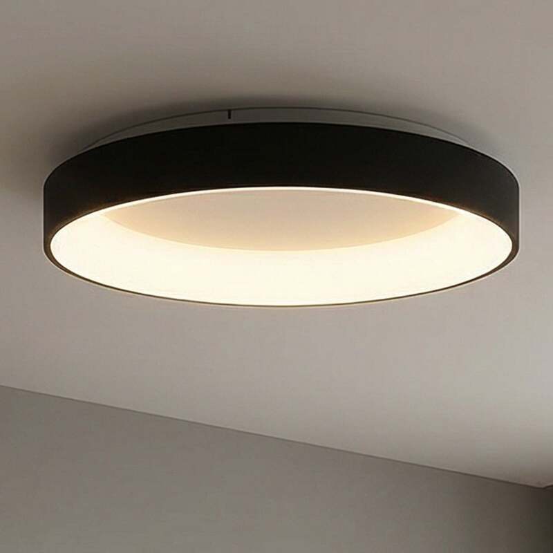 Mantra Iluminación Deckenlampe Niseko II LED Fernbedienung dimmbar schwarz Ø38cm - 8435153285820