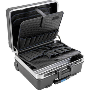 B-Ware B&W Werkzeugkoffer Werkzeugbox GO POCKETS SW Werkzeugset für Handwerkzeuge 78cm