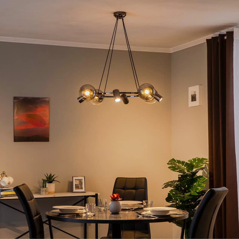 Lichtblick Hängeleuchte Zerde 4+4 Ø 82 cm Deckenlampe Lampe SIEHE TEXT/FOTO - 8698525600113