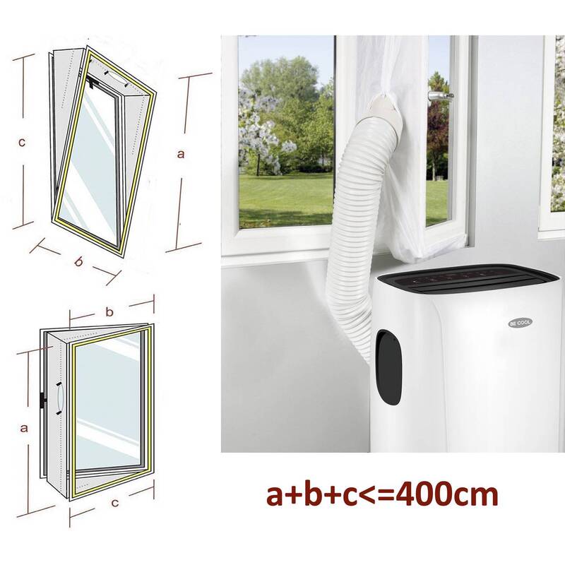 Be Cool Fensterabdichtung 1 St. Zugluftstopper für Fenster bis 400cm weiß 230g - 9005151000917