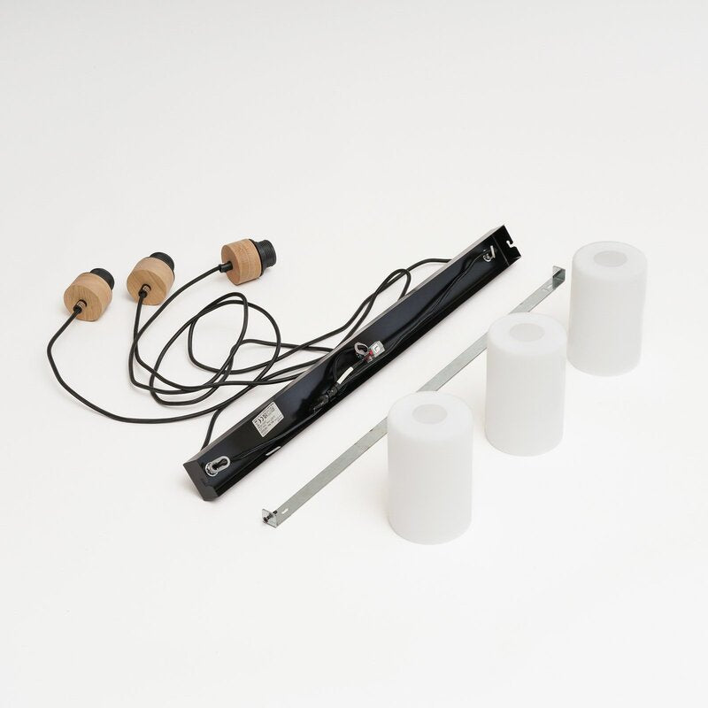 Envostar Talia Pendelleuchte Pendelleuchte Lampe 3-fl E27 linea Eiche weiß schwa - 4251911723809