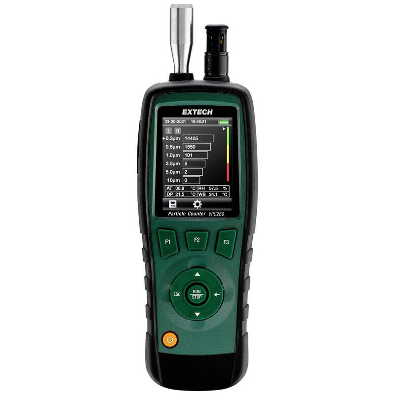 Extech Partikelzähler Messgerät Luftqualitätsmonitor VPC260 Temperatur Luft947 - 0793950400265