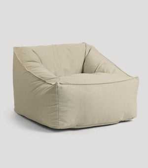B-Ware mokebo Sitzsack Sessel Outdoor Der Sunnyboy Sandfarben Outdoorstoff strukturiert