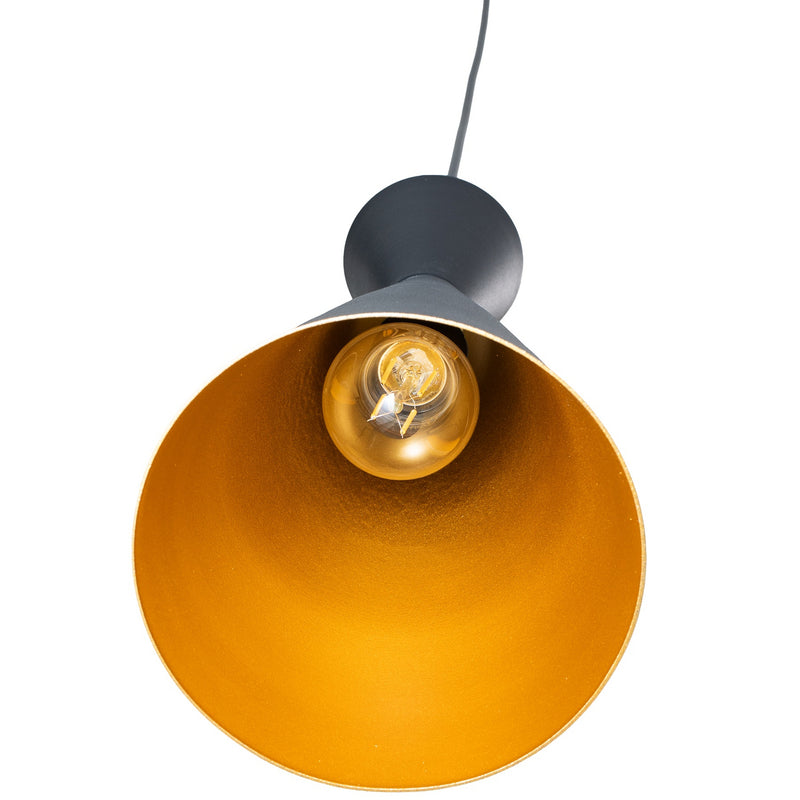 ROYALTECH Hängeleuchte Pendelleuchte Glenora LED Lampe dimmbar schwarz 36cm - 8684543262464