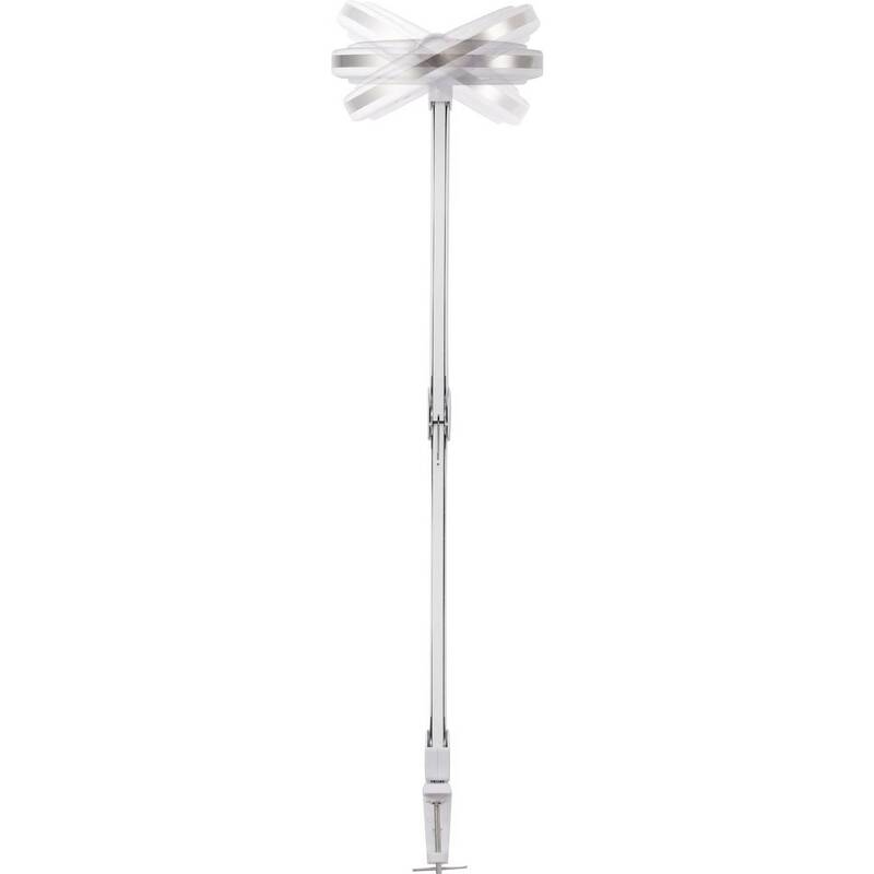 Toolcraft Lupenleuchte 127mm 1.75x LED dimmbar Tischklemme Ersatzlinse 820lm - 4064161198781