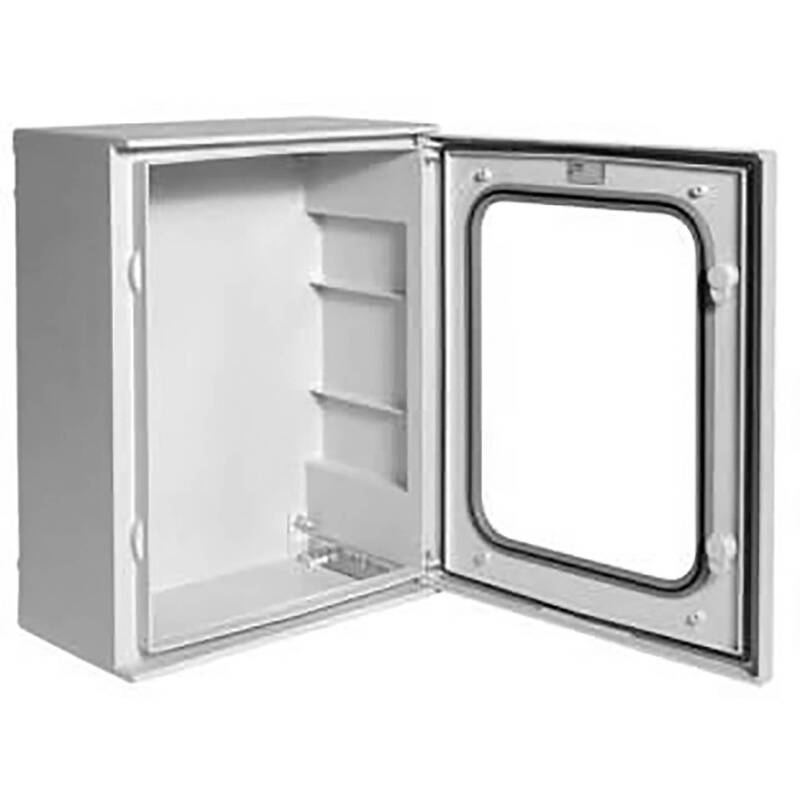 Hager Schrank Gehäuse Orion FL263B SKI Lichtgrau 500x400x200mm Polyester IP66 - 3250610670934