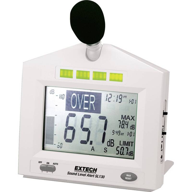 Extech Schallpegel-Messgerät SL130W 30-130 dB Messgerät Lärmpegel 31.5-8000 Hz - 0793950471357