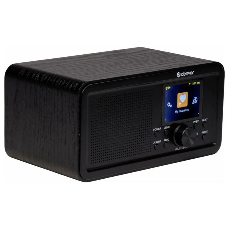 Denver Internet Tischradio DIR-200 DAB+ FM Bluetooth Weckfunktion WLAN schwarz - 5706751087677
