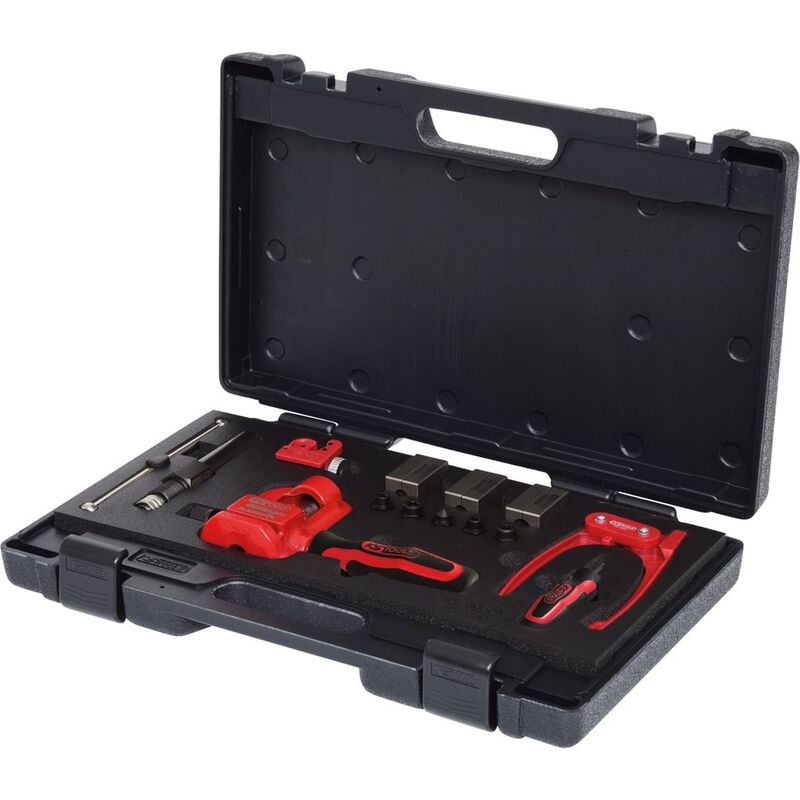 KS Tools Universal-Bördelgerät Flarefix 1 hydraulisch 16-tlg für KFZ - 4042146373248
