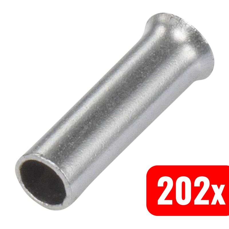 Vogt Verbindungstechnik Aderendhülse 1,5 mm² unisoliert 100 Stück - 4016138923186