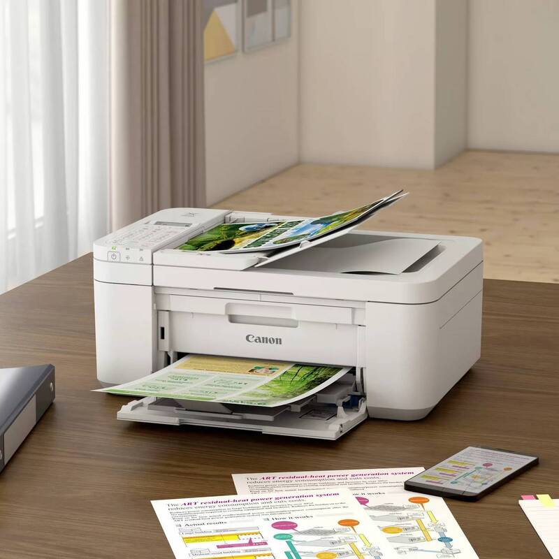 Canon PIXMA TR4751i Multifunktionsdrucker A4 WLAN Duplex Fax Scanner Weiß - 4549292191882